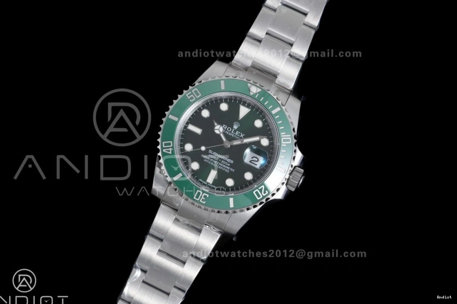 Best Green 1:1 904L Submariner Hulk VS3135 VSF Ceramic Edition 116610 LV Steel 0204
